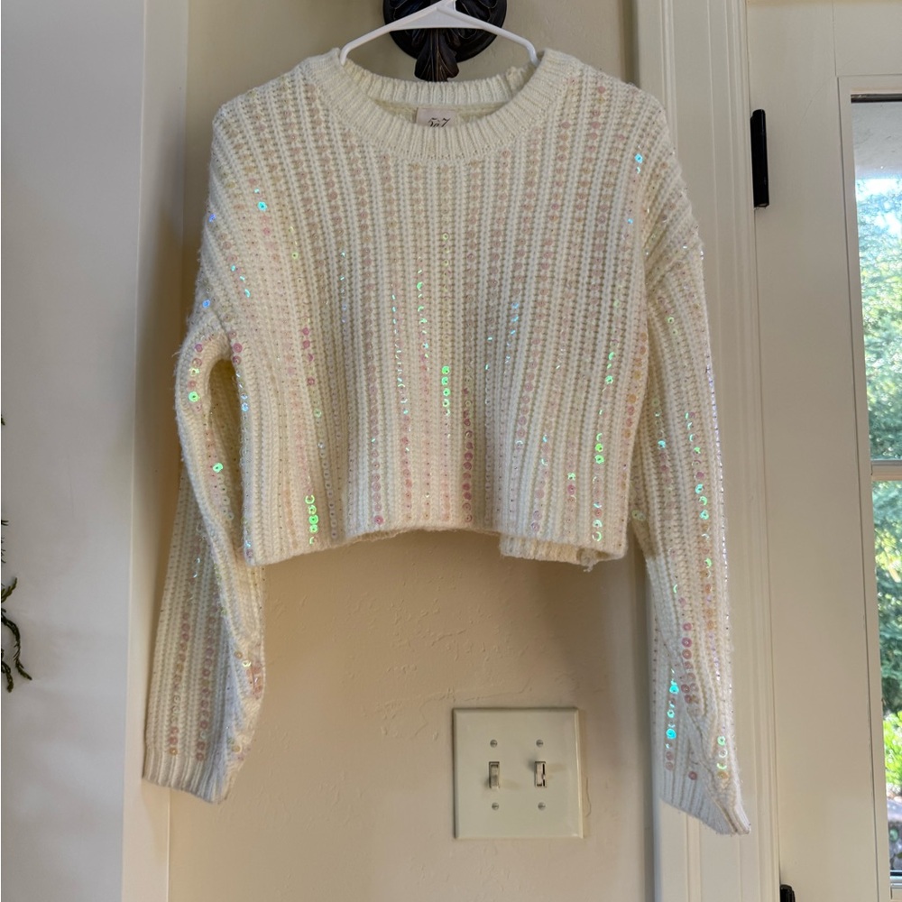 Cinq à Sept Phoebe Pullover In Ivory Size XS - Picture 4 of 9